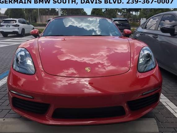 PORSCHE 718 BOXSTER 2018 WP0CA2A81JS210638 image